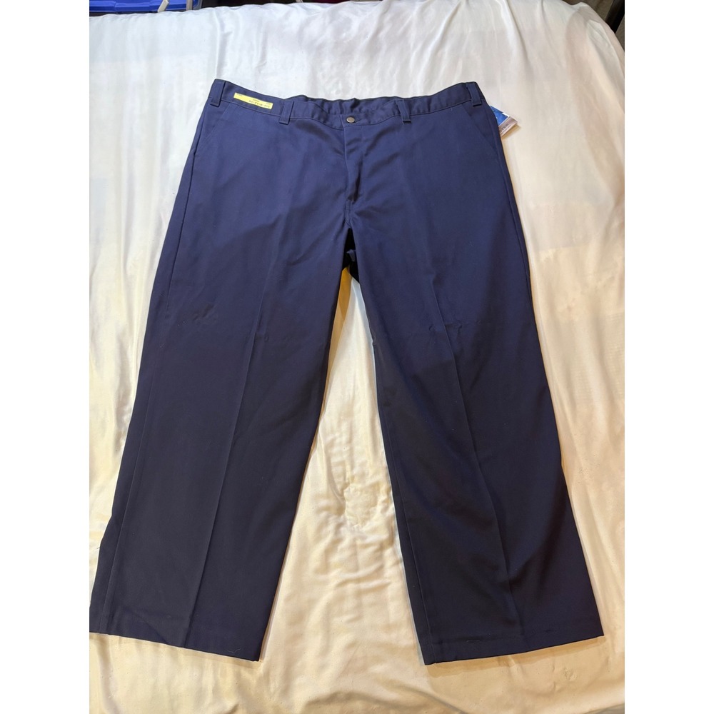 BIG BILL FR Flame Resistant Work Pants Men's 48 x 32 (30") Navy Blue‎ NWT - Picture 2 of 9